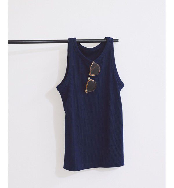 VIS「アメリカンスリーブテレコタンクトップ」|タンクトップ|ネイビー(40)