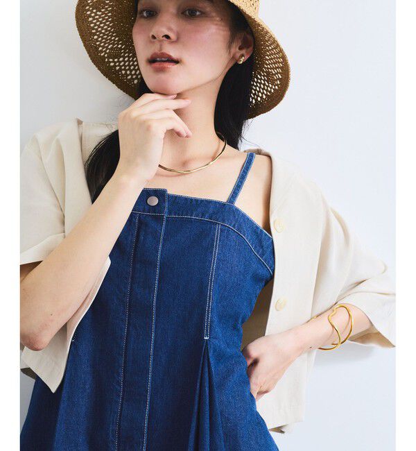 VIS「ライトオンスデニムビスチェ」|キャミソール|