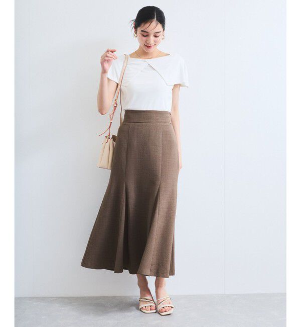 VIS「【WEB限定】ビッグカラーペプラムカットソー」|Tシャツ・カットソー|