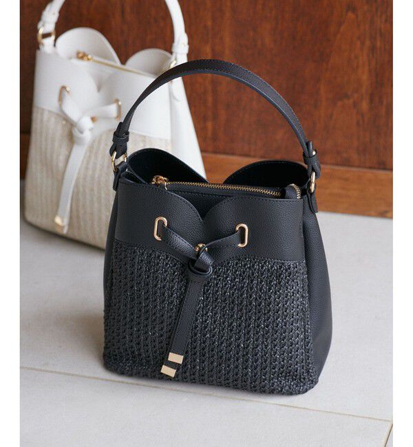 VIS「【2WAY】ハートカットカゴバッグ」|ショルダー・メッセンジャー|