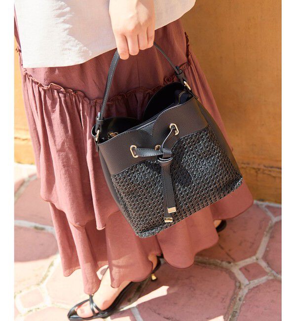 VIS「【2WAY】ハートカットカゴバッグ」|ショルダー・メッセンジャー|