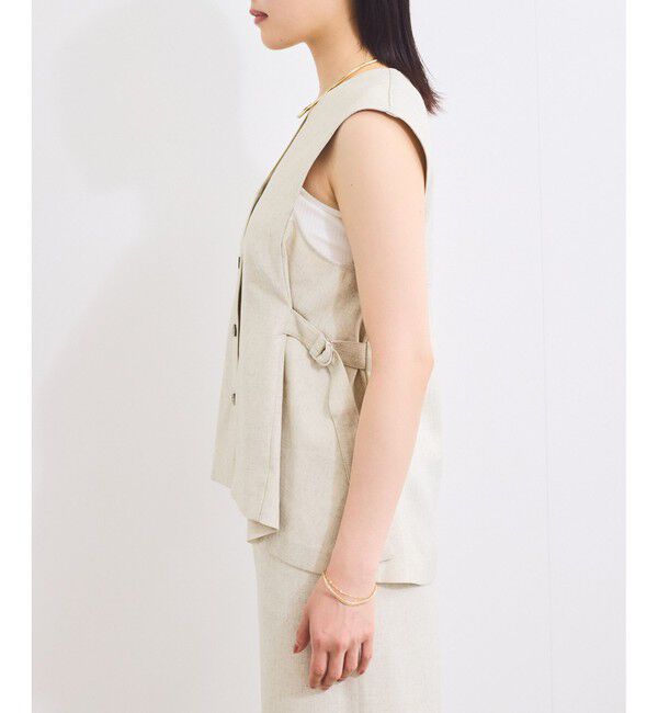 VIS「【セットアップ対応】サイドベルトフレアジレ」|ベスト・ジレ|