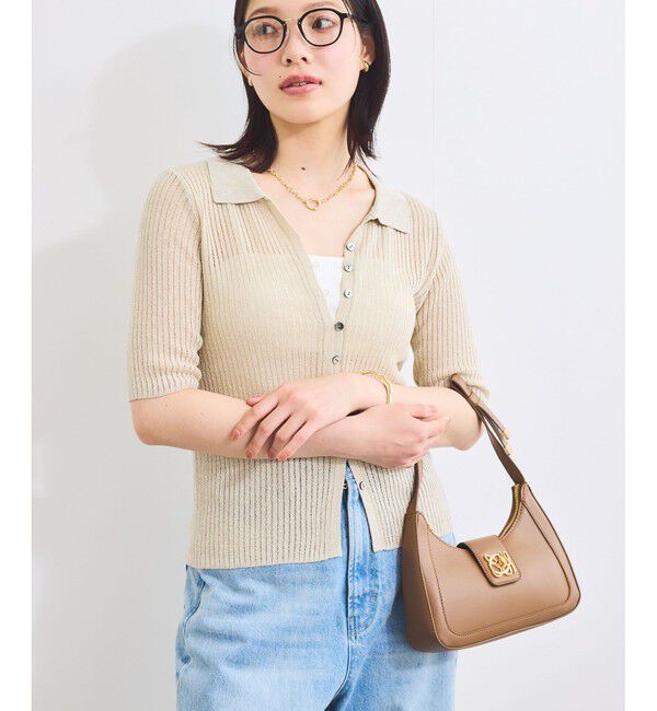 VIS「【180℃美人見え】ハンドルリボンワンショルダーバッグ」|ショルダー・メッセンジャー|