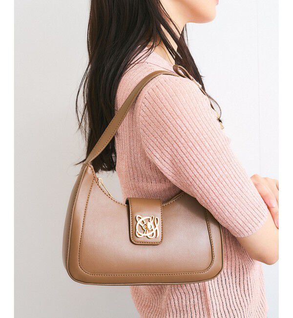 VIS「【180℃美人見え】ハンドルリボンワンショルダーバッグ」|ショルダー・メッセンジャー|