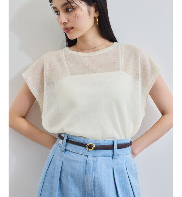 VIS「10ｍｍ巾変形メタルバックルピンレスベルト」|ベルト|