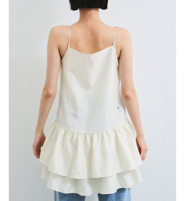 VIS「【WEB限定】【前後2WAY】フリルキャミチュニック」|チュニック|