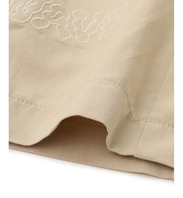 VIS「【Chocomoo】VIS別注バック刺繍クロップドハーフスリーブシャツ」|シャツ・ブラウス|