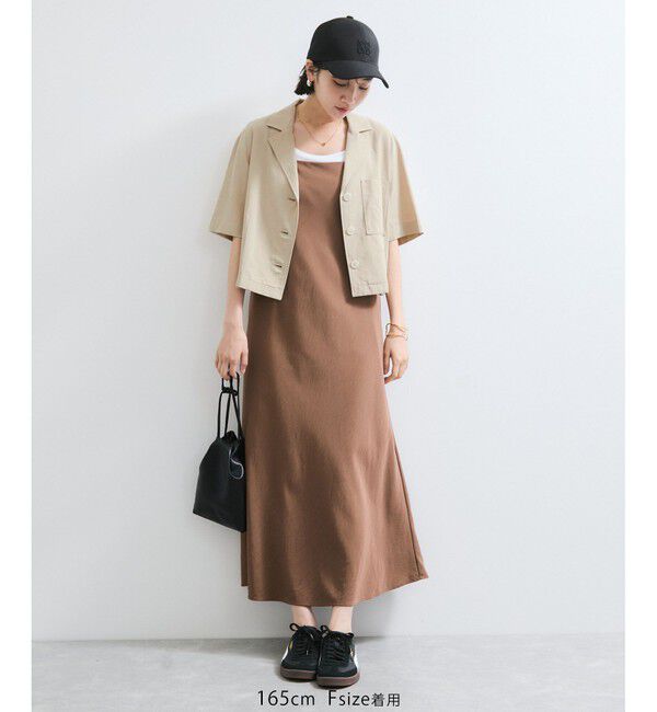 VIS「【Chocomoo】VIS別注バック刺繍クロップドハーフスリーブシャツ」|シャツ・ブラウス|