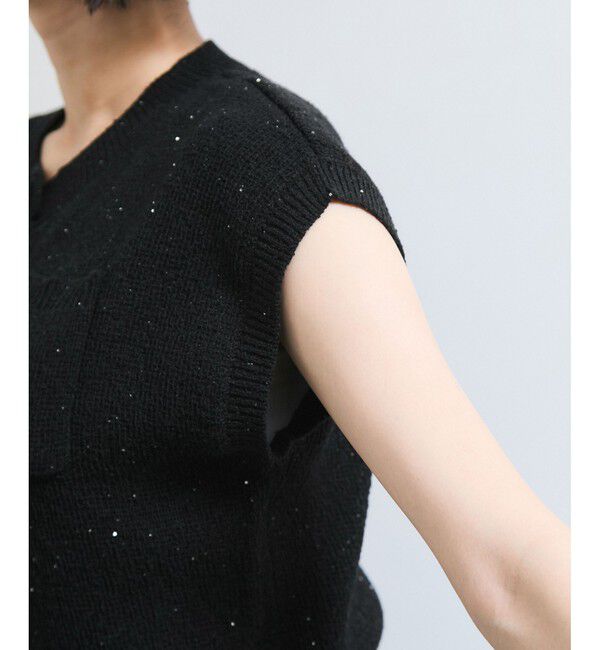 VIS「くるみ釦ニットトップスカーデ/洗える」|カーディガン|