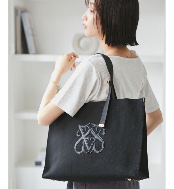 VIS「【軽量】【2WAY】ビッグロゴキャリーオントートバッグ」|トートバッグ|