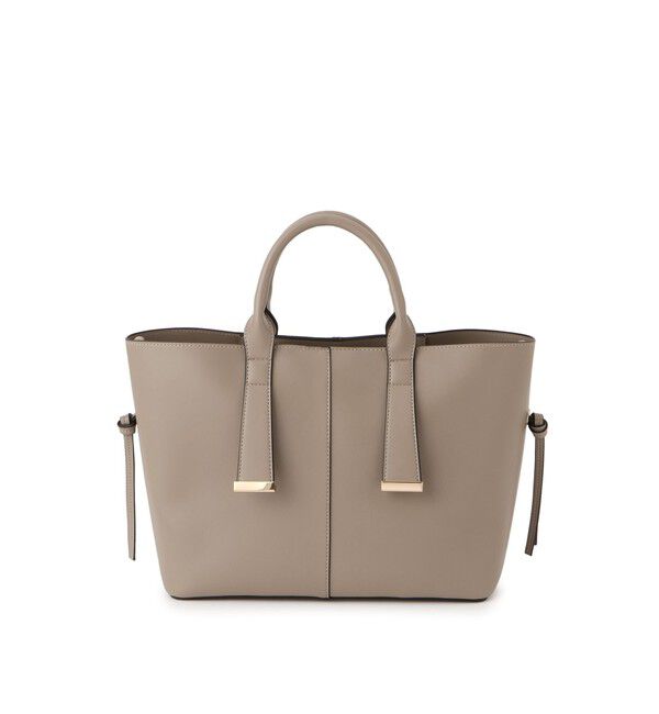 VIS「【復刻/WEB限定】【A4収納】ゴールド金具付きノットトートバッグ/通勤・通学対応」|トートバッグ|