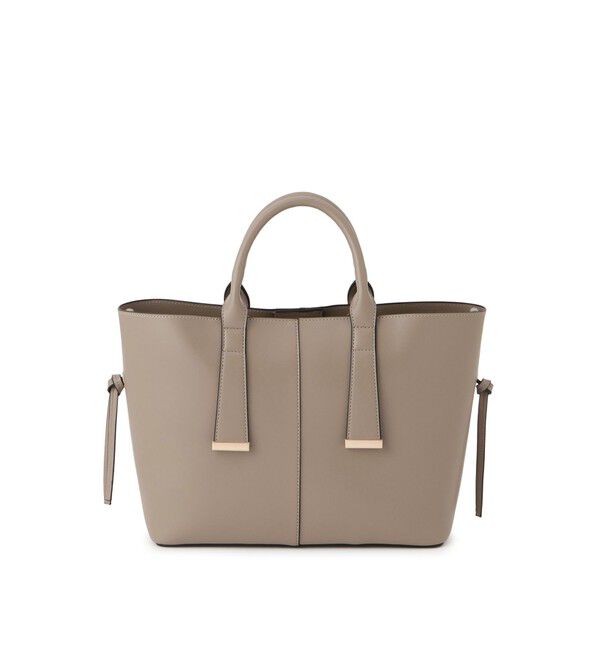 VIS「【復刻/WEB限定】【A4収納】ゴールド金具付きノットトートバッグ/通勤・通学対応」|トートバッグ|