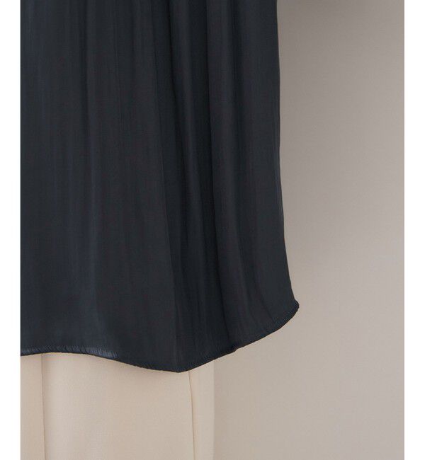 VIS「割繊シャーリングブラウス/2WAY・イージーケア」|シャツ・ブラウス|