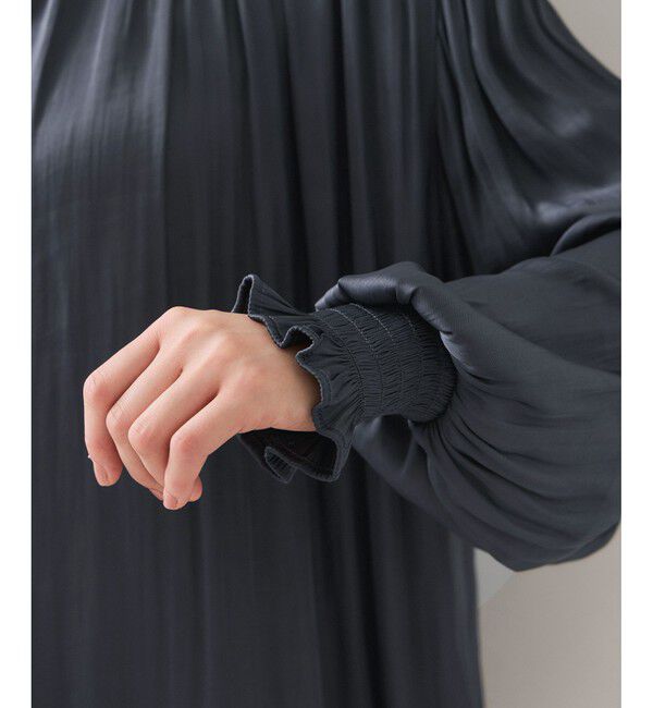 VIS「割繊シャーリングブラウス/2WAY・イージーケア」|シャツ・ブラウス|