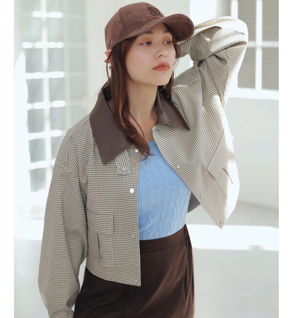 VIS「ショートカバーオールジャケット」|その他|ベージュ(27)