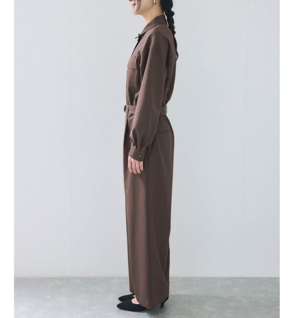 VIS「ポケットディテールジャンプスーツ」|オールインワン|