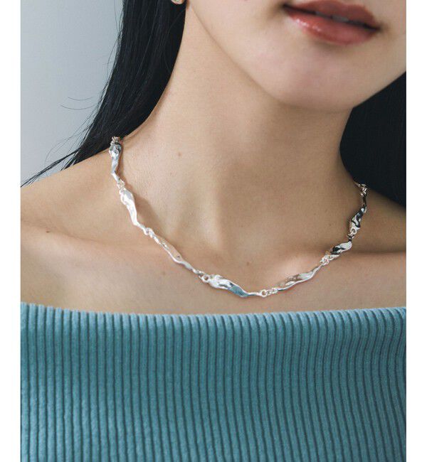 VIS「ニュアンスメタルパーツネックレス」|ネックレス|シルバー(93)