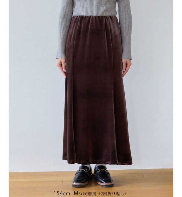 VIS「ベロアナロースカート」|スカート|