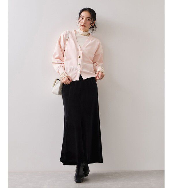 VIS「【WEB限定】メタル釦オーバーサイズカーディガン」|カーディガン|