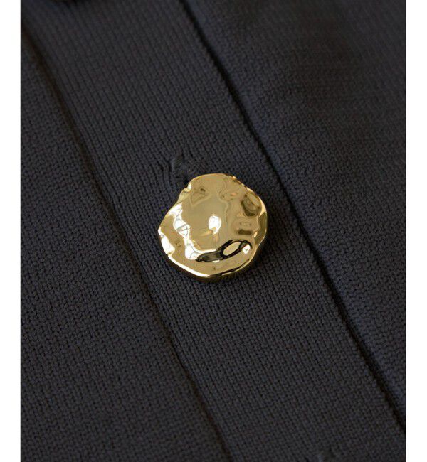 VIS「【WEB限定】メタル釦オーバーサイズカーディガン」|カーディガン|