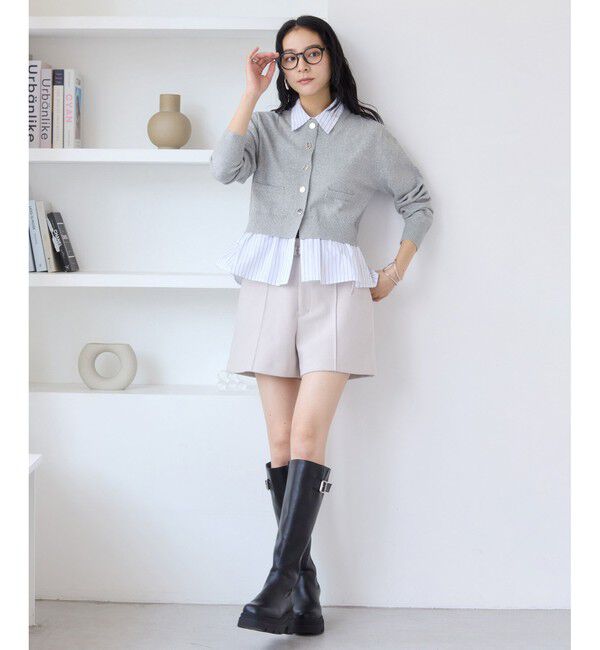 VIS「サイドバックルタンクソールロングブーツ」|ロングブーツ|