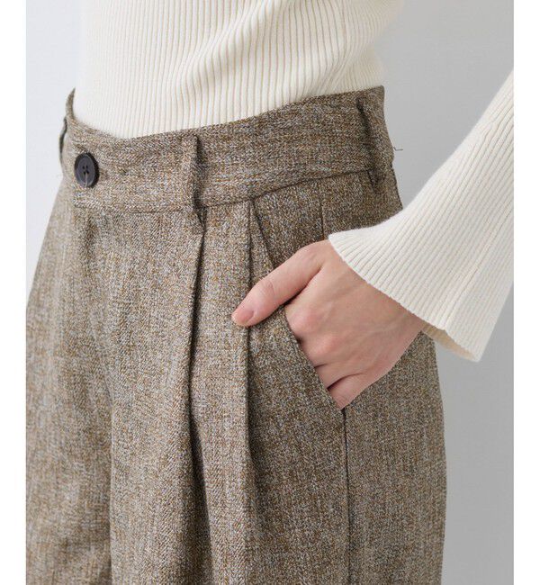 VIS「ツイード2タックワイドパンツ」|チノ|