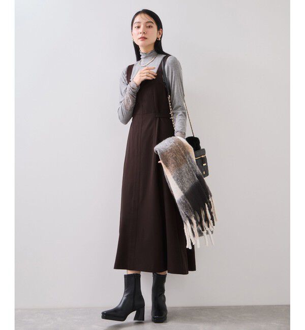 VIS「ウエストベルトジャンパースカート」|ワンピース|