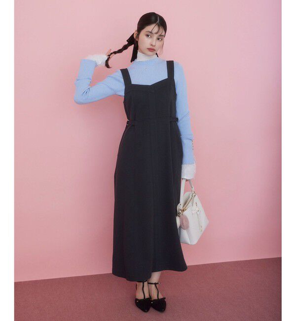 VIS「ウエストベルトジャンパースカート」|ワンピース|
