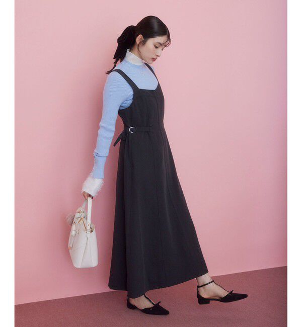 VIS「ウエストベルトジャンパースカート」|ワンピース|
