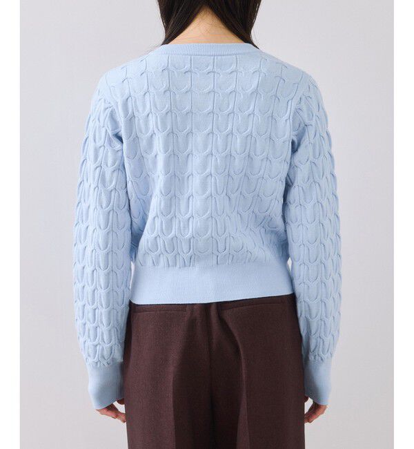 VIS「パールケーブルカーディガン」|カーディガン|