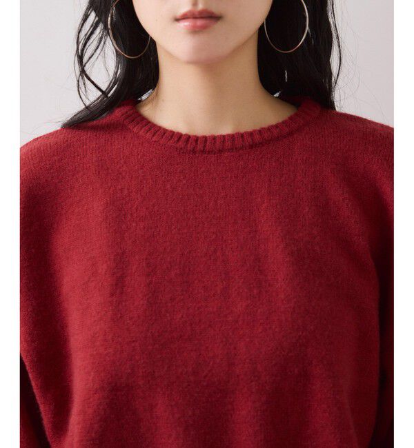 VIS「【WEB限定】裾ジップニットプルオーバー」|ニット・セーター|