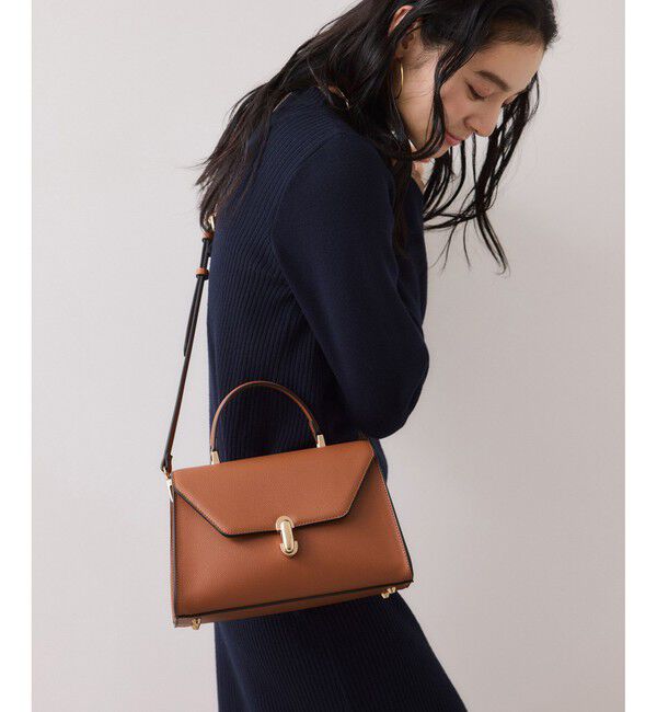 VIS「楕円金具ワンハンドルバッグ/2WAY」|ハンドバッグ|