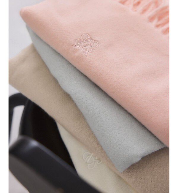 VIS「なめらかタッチ刺繍入りストール」|ストール|