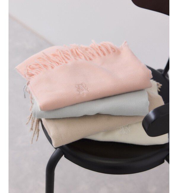 VIS「なめらかタッチ刺繍入りストール」|ストール|