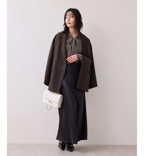 VIS「ベロアボウタイドットカットソー」|Tシャツ・カットソー|