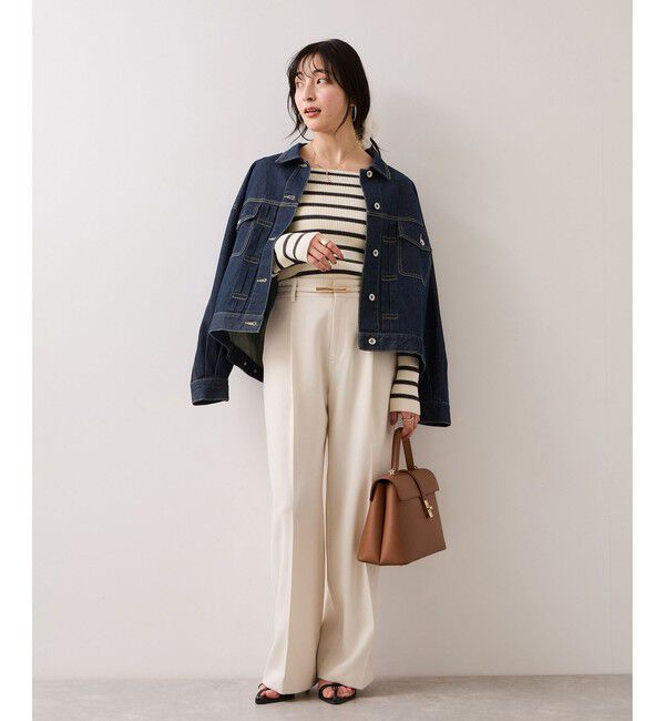 VIS「ボリュームスリーブデニムジャケット/Gジャン」|デニムジャケット|