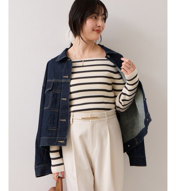 VIS「ボリュームスリーブデニムジャケット/Gジャン」|デニムジャケット|