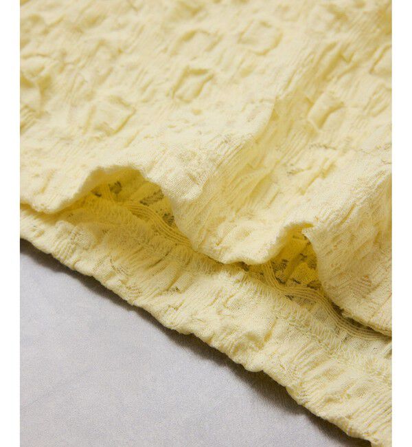 VIS「ストレッチレースジャガード衿付きカーディガン」|カーディガン|