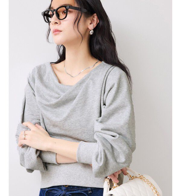 VIS「ドレープスウェットプルオーバー」|スウェット・ジャージ|