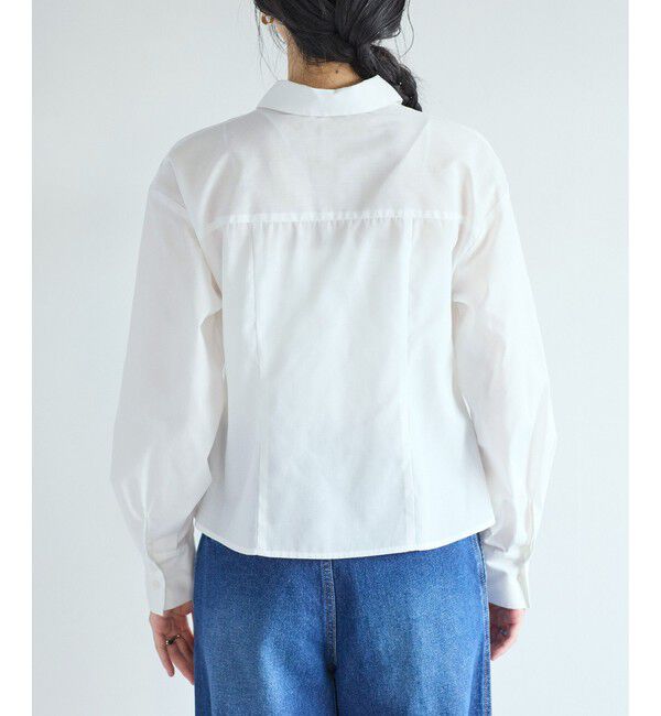 VIS「フロントギャザーシャツ」|シャツ・ブラウス|