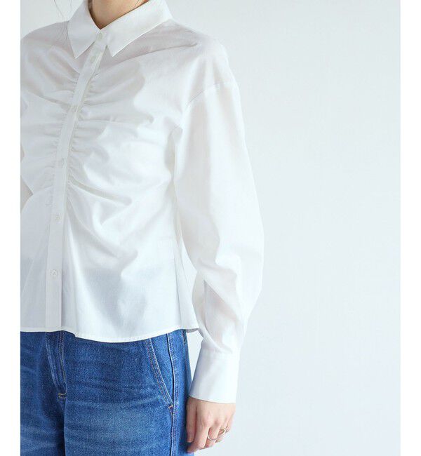 VIS「フロントギャザーシャツ」|シャツ・ブラウス|