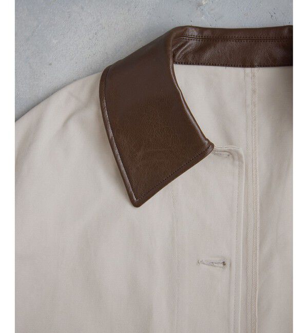 VIS「バイカラー衿カバーオール」|その他|