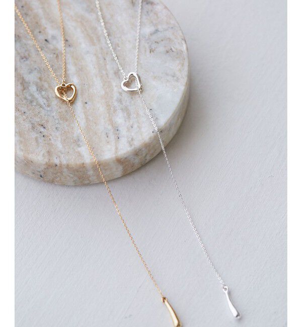 VIS「ハートポイントチェーンYネックレス」|ネックレス|