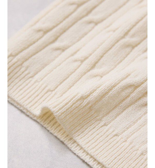 VIS「ポロ衿ケーブルカーディガン」|カーディガン|