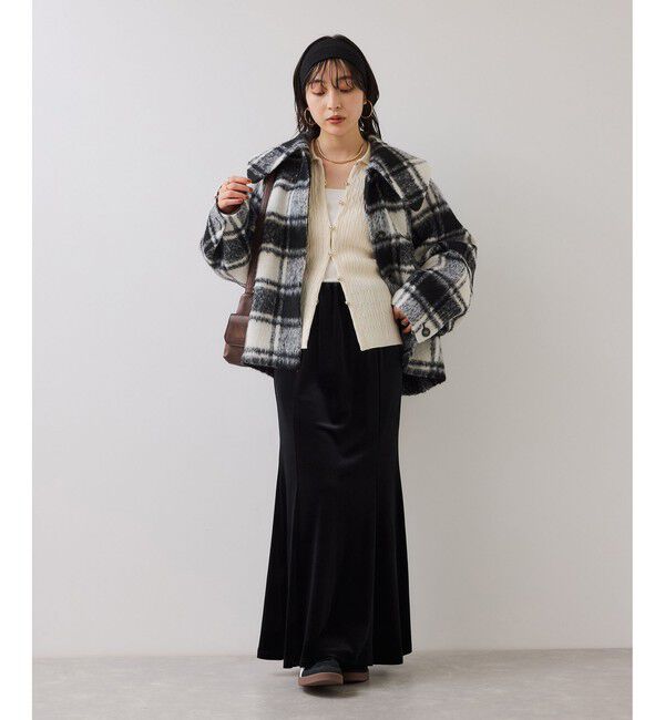 VIS「ポロ衿ケーブルカーディガン」|カーディガン|