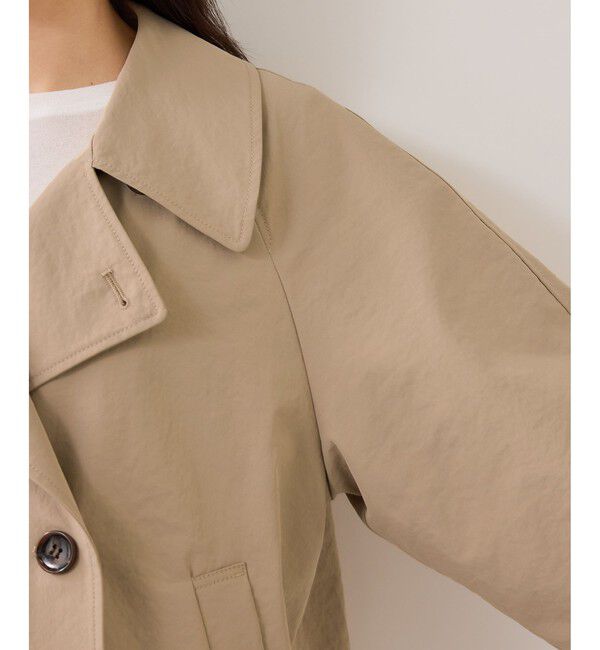 VIS「ショートトレンチコート/UVケア・撥水・花粉ガード」|トレンチコート|