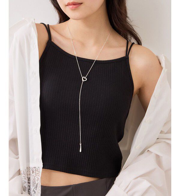 VIS「カップ付きアメスリキャミソール/着丈が選べる」|キャミソール|