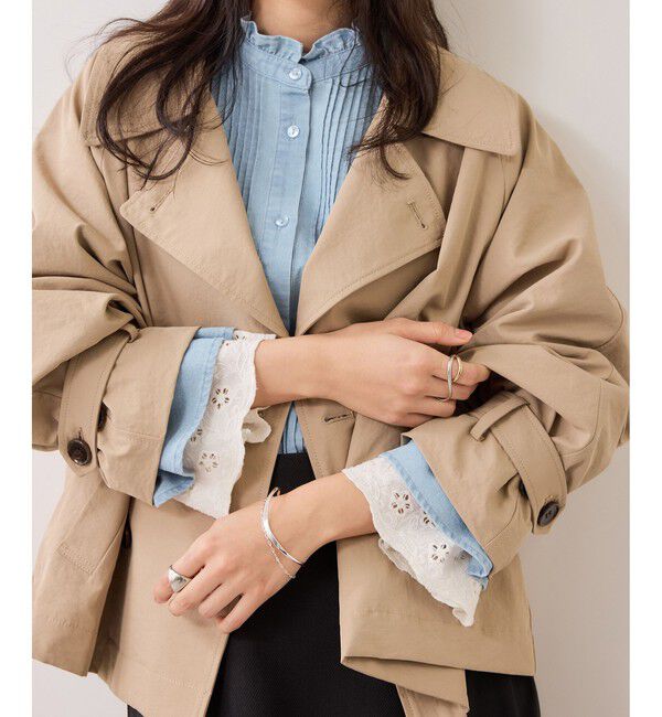 VIS「レイヤードレーススリーブブラウス」|シャツ・ブラウス|