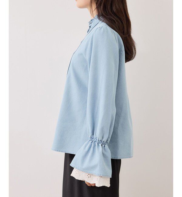 VIS「レイヤードレーススリーブブラウス」|シャツ・ブラウス|