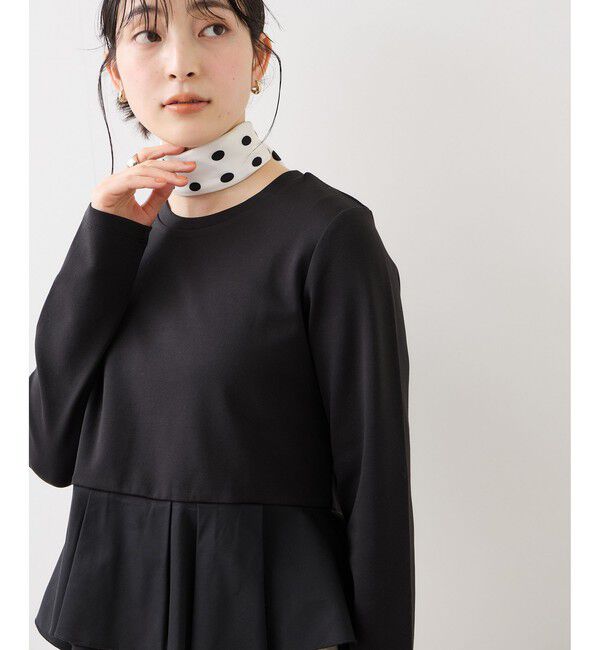 VIS「イレギュラーヘムペプラムカットソープルオーバー」|Tシャツ・カットソー|